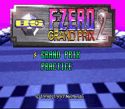 BS F-ZERO Grand Prix 2 Title Screen
